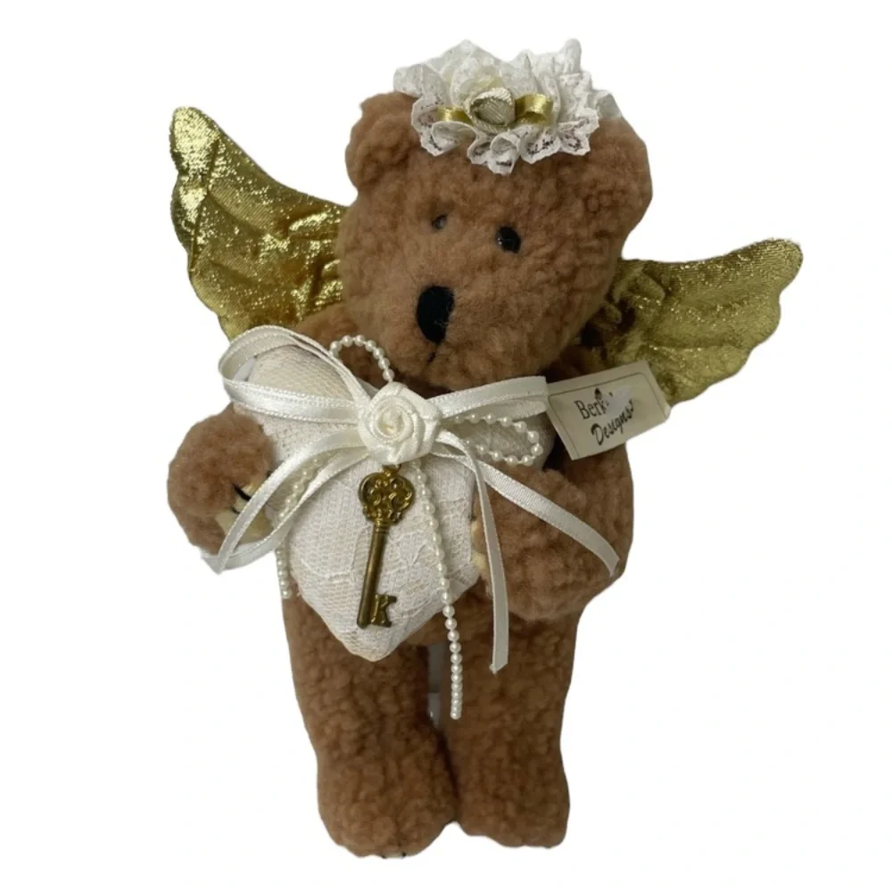 Vintage Angel Bear “Key To My Heart Berkeley Designs Original Home Vintage 90s